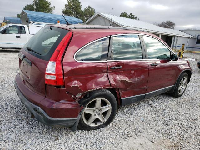 JHLRE38317C060762 - 2007 HONDA CR-V LX MAROON photo 3