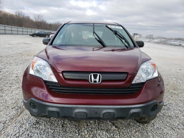 JHLRE38317C060762 - 2007 HONDA CR-V LX MAROON photo 5