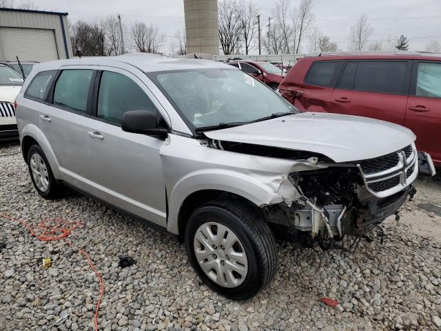 3C4PDCAB4ET301191 - 2014 DODGE JOURNEY SE SILVER photo 4