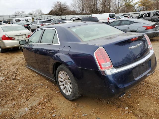 2C3CCAAG0DH659031 - 2013 CHRYSLER 300 BLUE photo 2