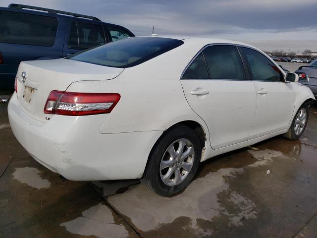 4T4BF3EK8BR152267 - 2011 TOYOTA CAMRY BASE WHITE photo 3