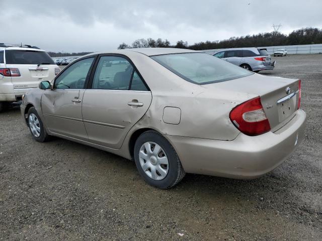 JTDBE32KX20045833 - 2002 TOYOTA CAMRY LE GOLD photo 2