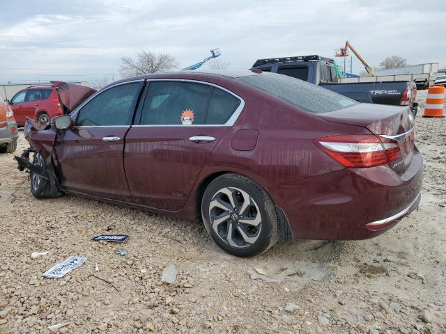 1HGCR2F72GA228106 - 2016 HONDA ACCORD EX BURGUNDY photo 2