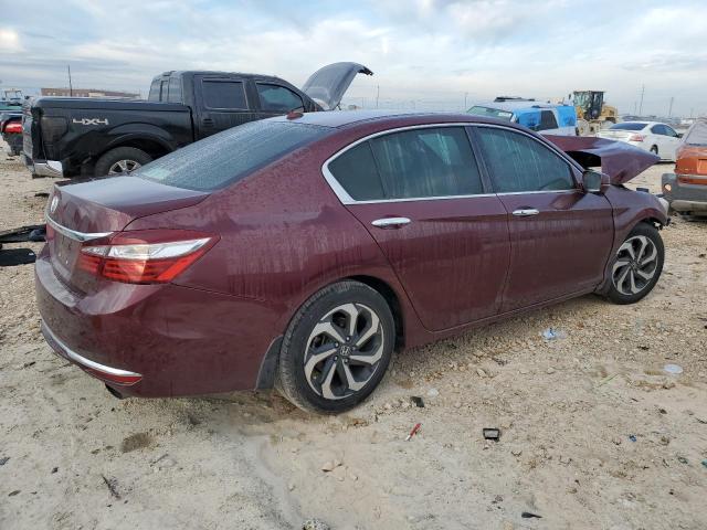 1HGCR2F72GA228106 - 2016 HONDA ACCORD EX BURGUNDY photo 3