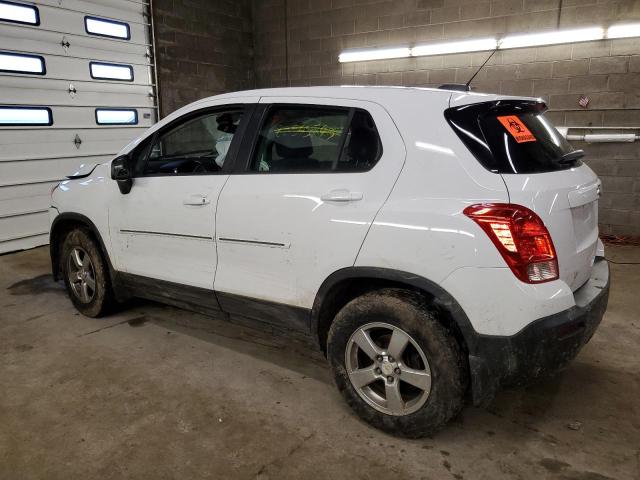 3GNCJNSB1GL127320 - 2016 CHEVROLET TRAX LS WHITE photo 2