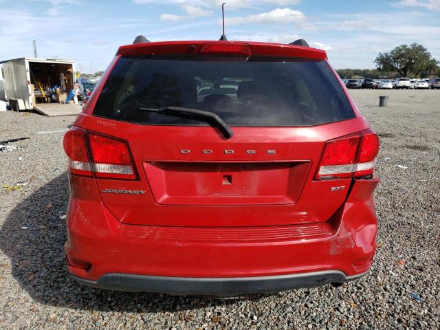 3C4PDCBB5ET180735 - 2014 DODGE JOURNEY SXT RED photo 6