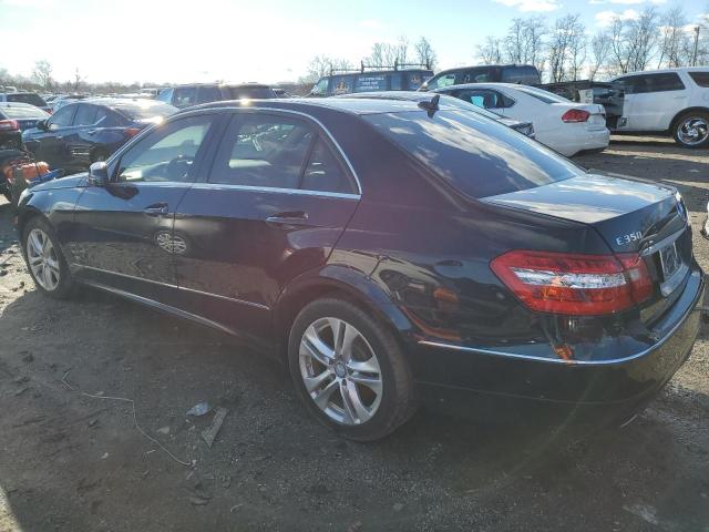 WDDHF5GB2BA275443 - 2011 MERCEDES-BENZ E 350 BLUE photo 2