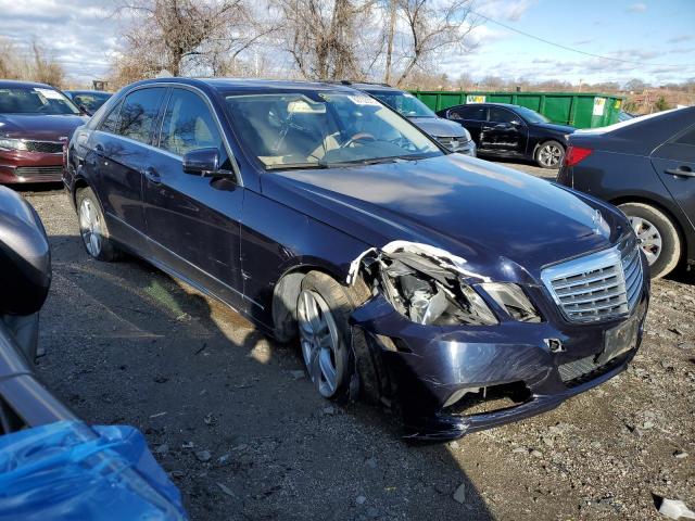 WDDHF5GB2BA275443 - 2011 MERCEDES-BENZ E 350 BLUE photo 4