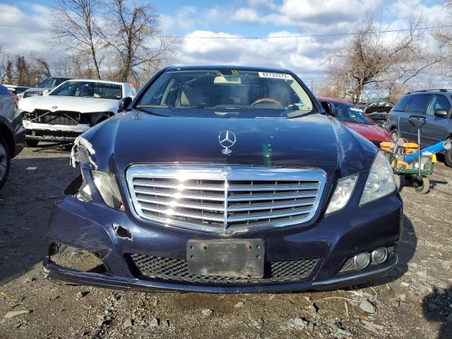 WDDHF5GB2BA275443 - 2011 MERCEDES-BENZ E 350 BLUE photo 5