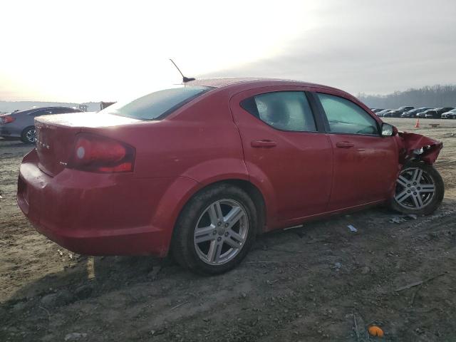 1C3CDZCB4DN548678 - 2013 DODGE AVENGER SXT RED photo 3