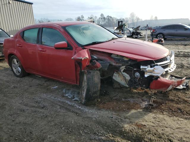 1C3CDZCB4DN548678 - 2013 DODGE AVENGER SXT RED photo 4