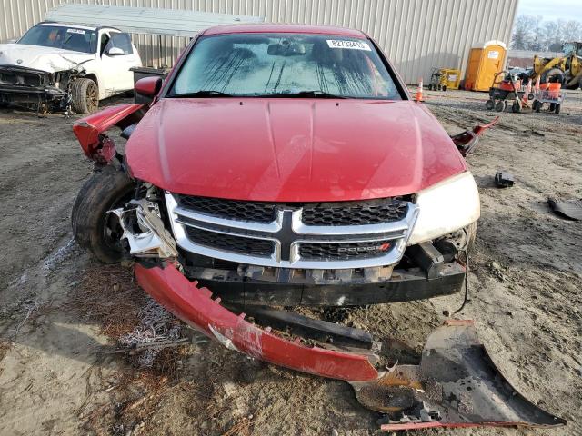 1C3CDZCB4DN548678 - 2013 DODGE AVENGER SXT RED photo 5