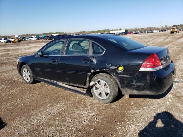 2G1WF5EK3B1124523 - 2011 CHEVROLET IMPALA LS BLACK photo 2