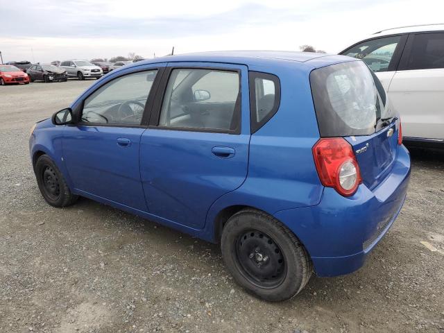 KL1TD66E19B307290 - 2009 CHEVROLET AVEO LS Mavi foto 2