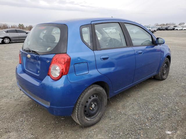 KL1TD66E19B307290 - 2009 CHEVROLET AVEO LS BLUE photo 3