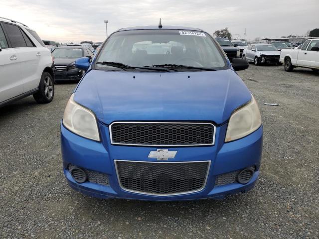KL1TD66E19B307290 - 2009 CHEVROLET AVEO LS Mavi foto 5