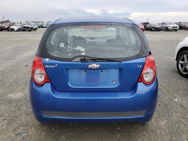 KL1TD66E19B307290 - 2009 CHEVROLET AVEO LS Mavi foto 6