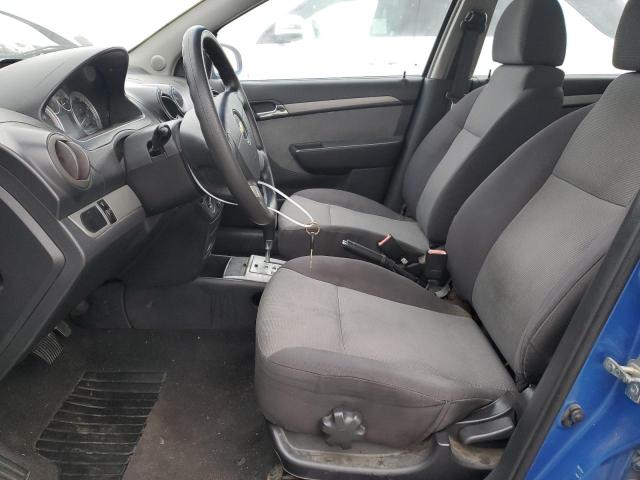 KL1TD66E19B307290 - 2009 CHEVROLET AVEO LS Mavi foto 7