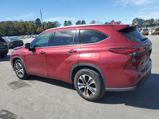 5TDGZRAH0LS509830 - 2020 TOYOTA HIGHLANDER XLE Rot Foto 2