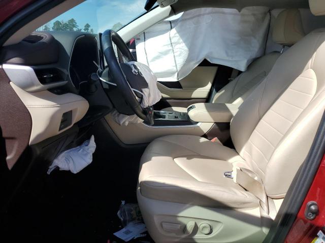 5TDGZRAH0LS509830 - 2020 TOYOTA HIGHLANDER XLE Rot Foto 7