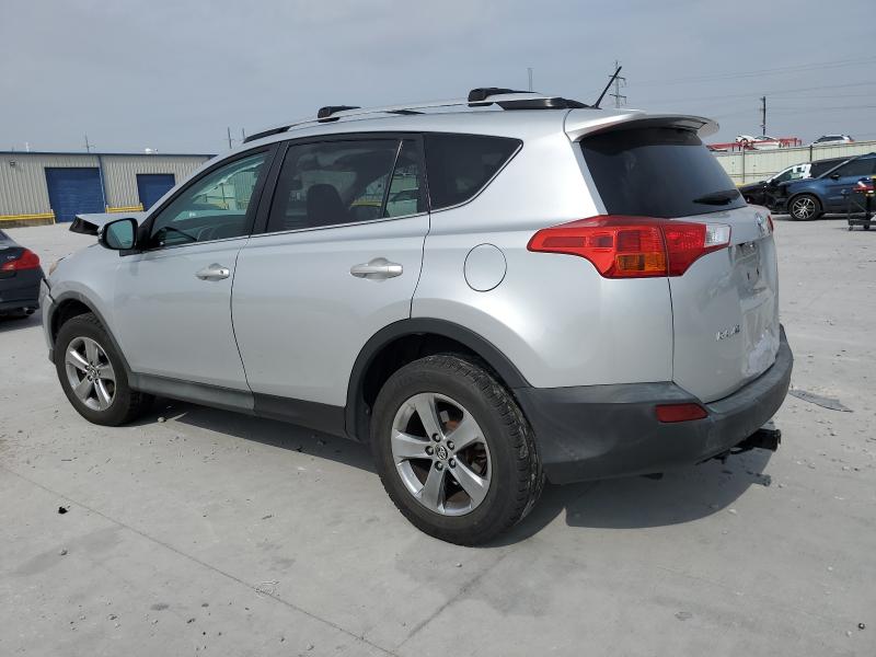 2T3WFREV2FW210962 - 2015 TOYOTA RAV4 XLE ვერცხლისფერი ფოტო 2