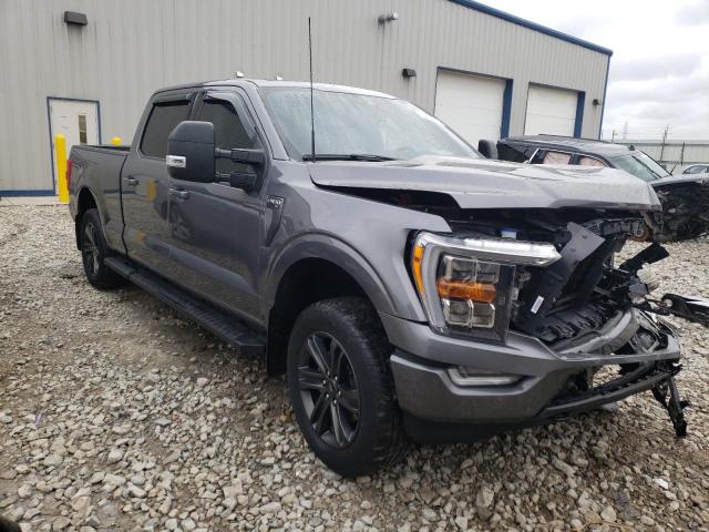 1FTFW1E57MFC22542 - 2021 FORD F150 SUPERCREW GRAY photo 4