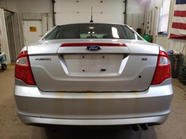 3FAHP0HA0BR336395 - 2011 FORD FUSION SE SILVER photo 6