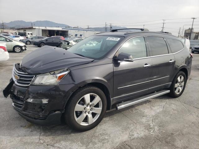 1GNKRJKD4FJ340315 - 2015 CHEVROLET TRAVERSE LTZ GRAY photo 1