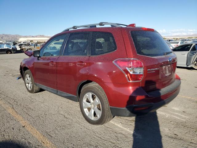 JF2SJADC5GH413805 - 2016 SUBARU FORESTER 2.5I PREMIUM Красный фото 2