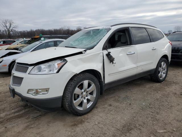 1GNKRLED9CJ224031 - 2012 CHEVROLET TRAVERSE LTZ WHITE photo 1