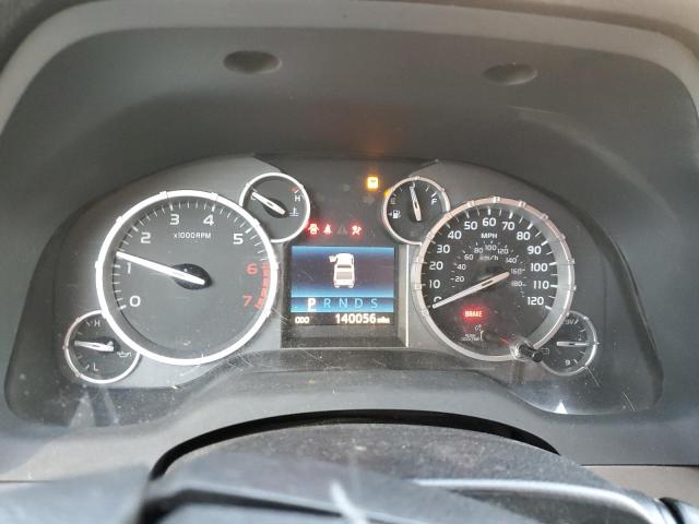 5TFUW5F18EX382905 - 2014 TOYOTA TUNDRA DOUBLE CAB SR/SR5 GRAY photo 9