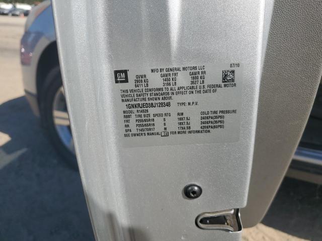 1GNKRJED3BJ128348 - 2011 CHEVROLET TRAVERSE LT 灰色 照片 13