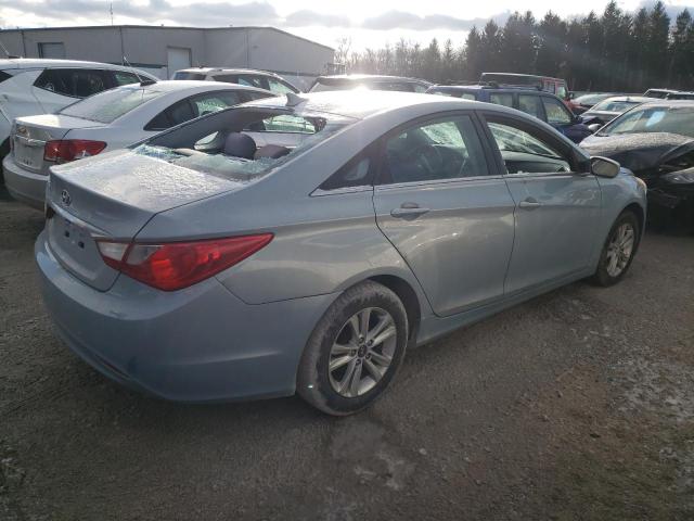 5NPEB4AC3BH017803 - 2011 HYUNDAI SONATA GLS BLUE photo 3