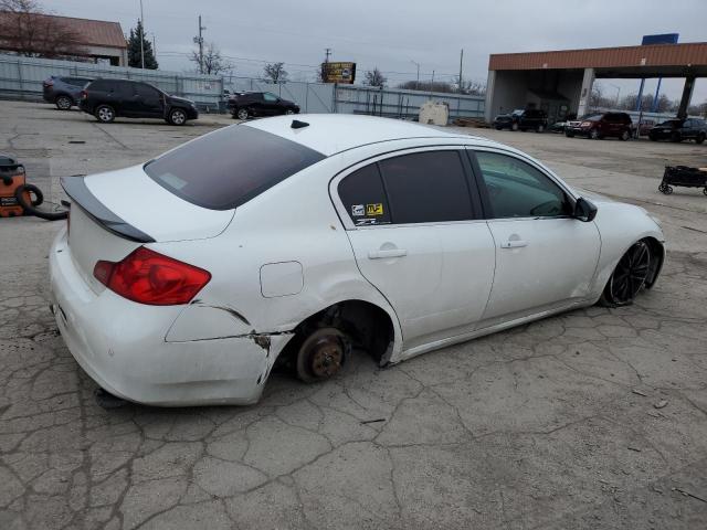 JN1CV6AP6BM508212 - 2011 INFINITI G37 BASE WHITE photo 3