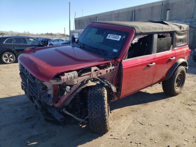 1FMDE5BH6MLA98096 - 2021 FORD BRONCO BASE RED photo 1