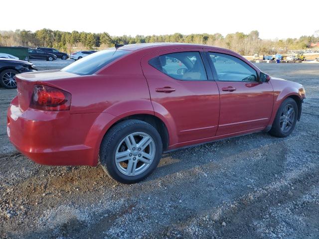 1C3CDZCB0CN153279 - 2012 DODGE AVENGER SXT RED photo 3