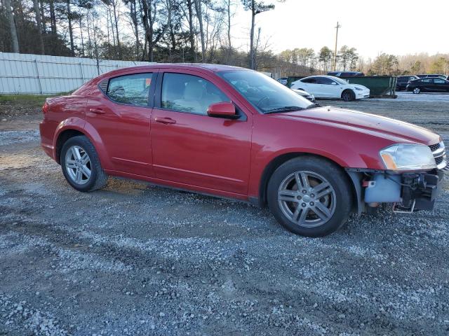 1C3CDZCB0CN153279 - 2012 DODGE AVENGER SXT RED photo 4