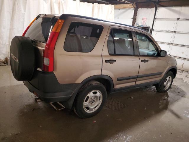 JHLRD68463C002489 - 2003 HONDA CR-V LX BEIGE photo 3