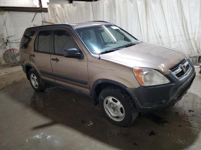 JHLRD68463C002489 - 2003 HONDA CR-V LX BEIGE photo 4