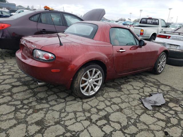 JM1NC26F380141709 - 2008 MAZDA MX-5 MIATA BURGUNDY photo 3