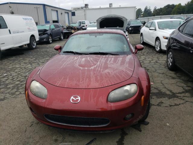 JM1NC26F380141709 - 2008 MAZDA MX-5 MIATA BURGUNDY photo 5