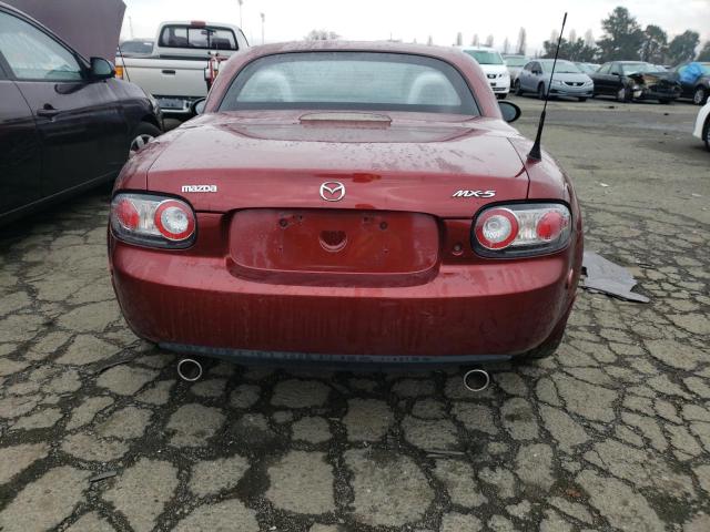 JM1NC26F380141709 - 2008 MAZDA MX-5 MIATA BURGUNDY photo 6