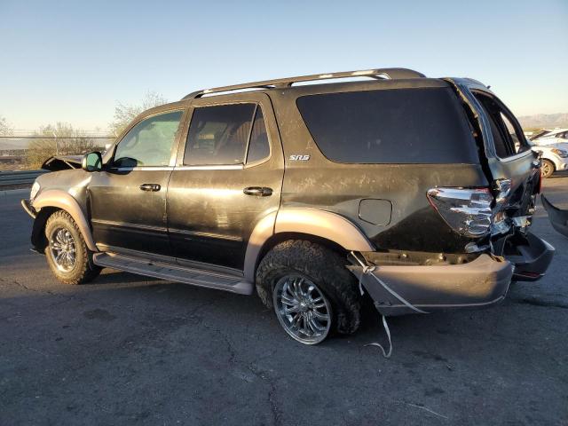 5TDZT34A02S105642 - 2002 TOYOTA SEQUOIA SR5 BLACK photo 2