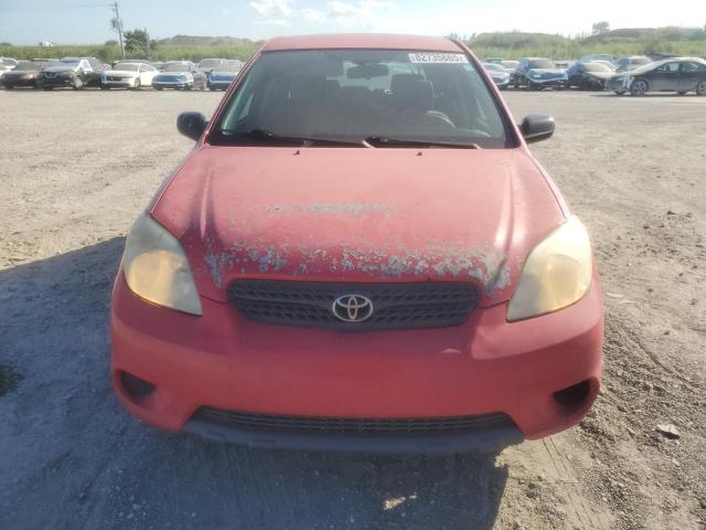 2T1KR32E88C720351 - 2008 TOYOTA COROLLA MA XR RED photo 5