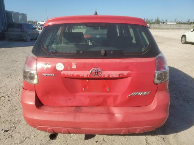 2T1KR32E88C720351 - 2008 TOYOTA COROLLA MA XR RED photo 6