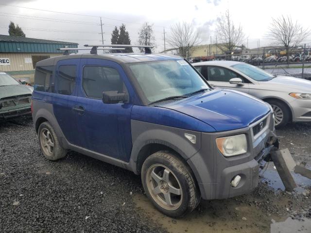 5J6YH28584L012581 - 2004 HONDA ELEMENT EX BLUE photo 4