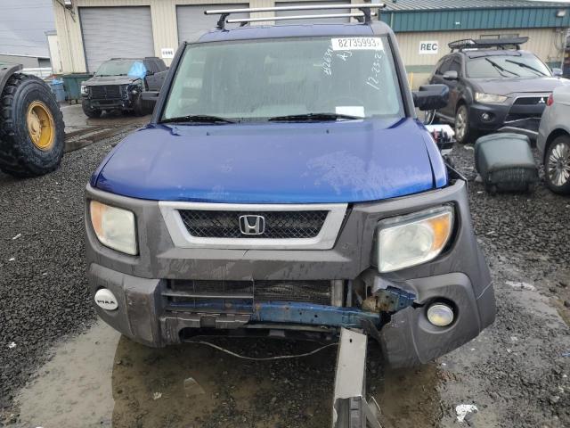 5J6YH28584L012581 - 2004 HONDA ELEMENT EX BLUE photo 5