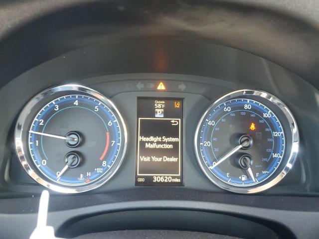 2T1BURHE6KC139124 - 2019 TOYOTA COROLLA L BLACK photo 9