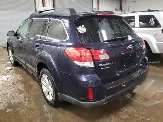 4S4BRCKC7D3299980 - 2013 SUBARU OUTBACK 2.5I LIMITED BLUE photo 2