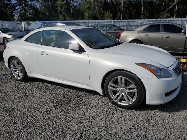 JNKCV66E29M722613 - 2009 INFINITI G37 BASE WHITE photo 4